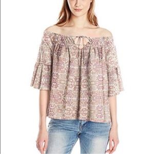 NWT William Rast Boho Off Shoulder Top